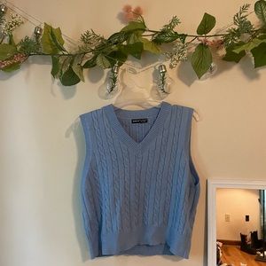 Baby blue sweater vest🧊🫧